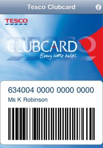 Tesco Clubcard app