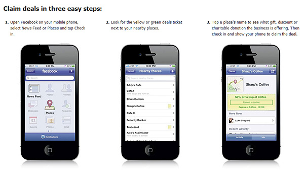 Facebook Deals 3 Steps