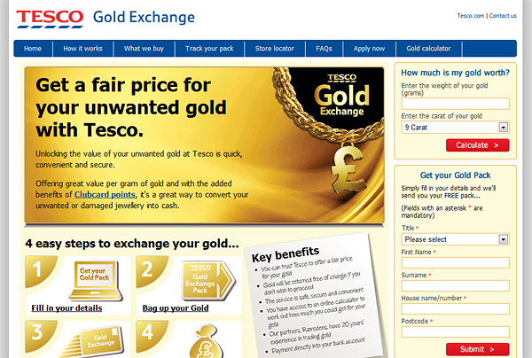 Tesco Gold Exchange