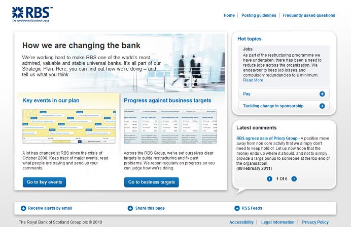 RBS: Changing The Bank