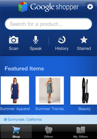 Google Shopper iPhone App