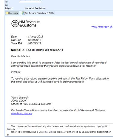 Beware Of Emails From HMRC Promising Tax Rebates Money Watch Personal Finance Blog