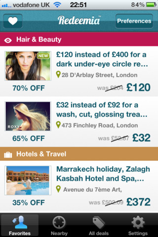 Redeemia Daily Deals App