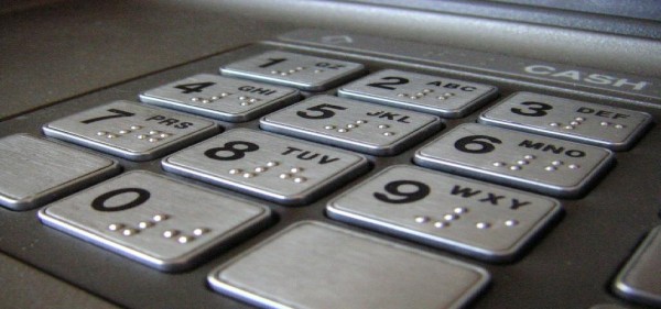 ATM keypad