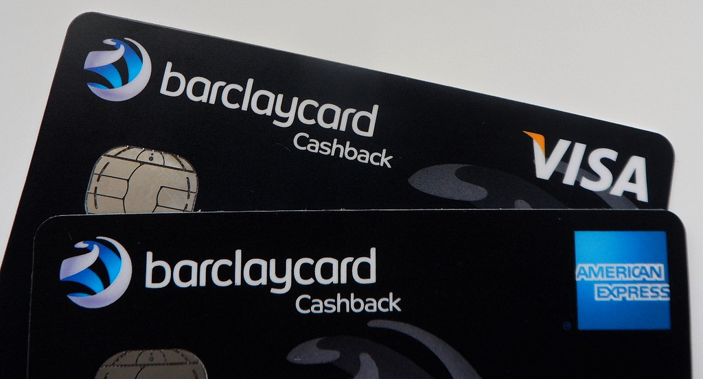 Barclaycard Visa and American Express credit cards