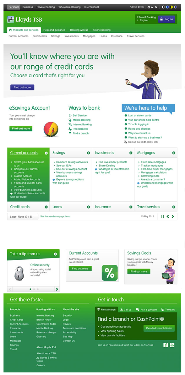 Lloyds TSB Online Banking Changes: First Look - Money Watch - Personal ...