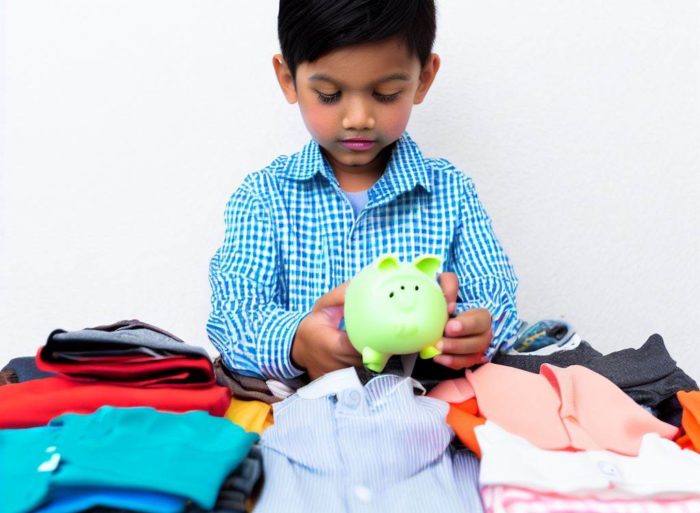 Saving money on childrens' clothing